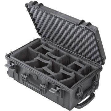 Plastica Panaro Hard case MAX520CAMTR cu roti pentru echipamente de studio