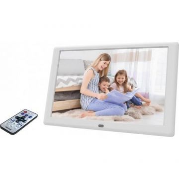 Rama foto digitala Sencor SDF 1082 WH, Ecran IPS HD 10.1inch, 1280 x 800, Difuzor, Telecomanda, USB (Alb)