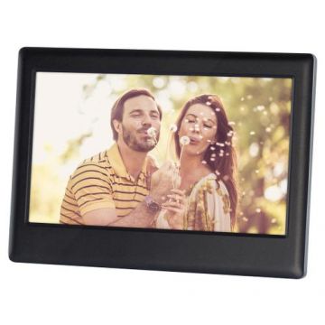 Rama foto digitala Sencor SDF 742 BK, Ecran IPS HD 7inch (17.8cm), Cititor carduri SD/SDHC/MMC, USB 2.0 (Negru)