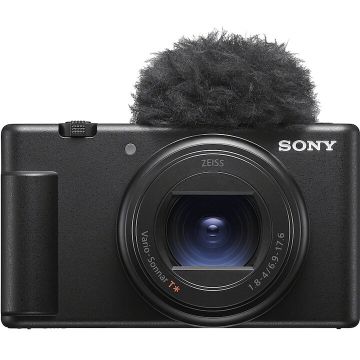 Sony Aparat foto compact Sony Vlogging camera ZV-1 II, Obiectiv 18-55mm, Diafragma F1.8-4,  Rezolutie 5472 x 3648 pixeli