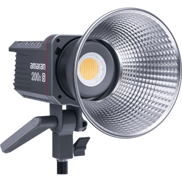 Amaran Lampa Video LED Bi-color Amaran 200x S 2700K-6500K cu Bluetooth si reflector