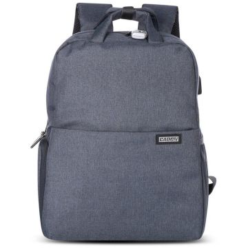 Caden Rucsac foto Caden L5 II L gri inchis pentru calatorii cu port USB