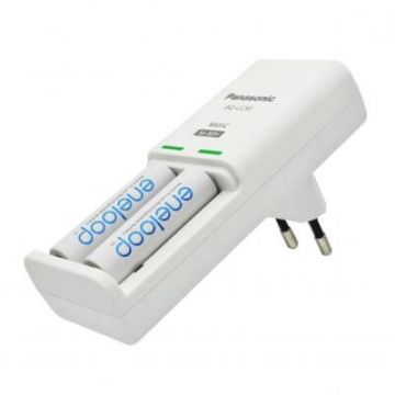 Eneloop Incarcator Basic Eneloop include 2 x AA (R6) 2000mA K-KJ50MCD20E NEW ECO Plastic Free