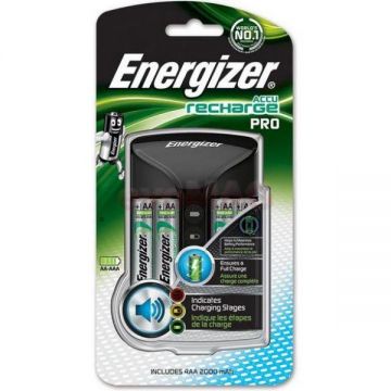 Energizer Battery charger ENERGIZER Pro Charger + 4 rechargeable Power Plus AA batteries