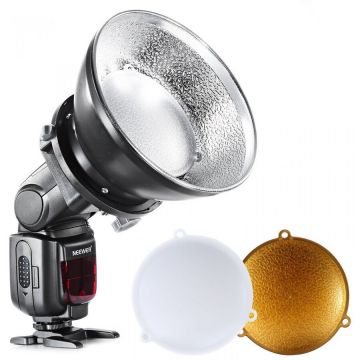 Falcon Eyes Beauty-dish FalconEyes pentru blitz pe patina cu adaptor universal
