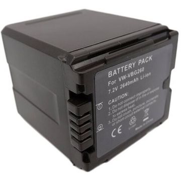 Generic Acumulator VW-VBG260 VBG130 2640mAh replace Panasonic