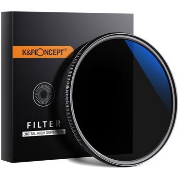 K&F Concept Filtru K&F Concept ND 0.9 (ND8) CPL NANO-X 58mm HD Green Multi-Coated Waterproof German Optics Schott B270 KF01.1291