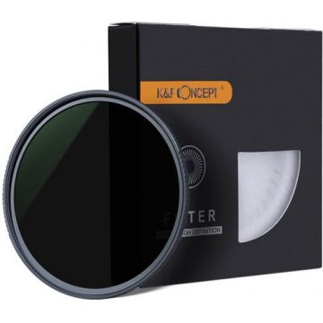 K&F Concept Filtru K&F Concept ND 0.9 (ND8) MC NANO-X 58mm cu tratament hidrofob Green Coated Japan Optics KF01.1181