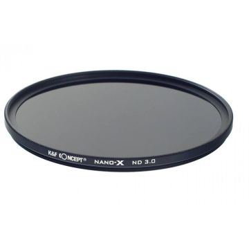 K&F Concept Filtru K&F Concept ND 3.0 (ND1000) NANO-X 58mm cu tratament hidrofob KF01.975