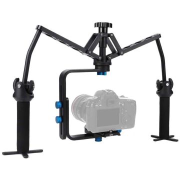 OEM ​Stabilizator Manual cu Doua Manere S1 Spider Stabilizer Rig Camera