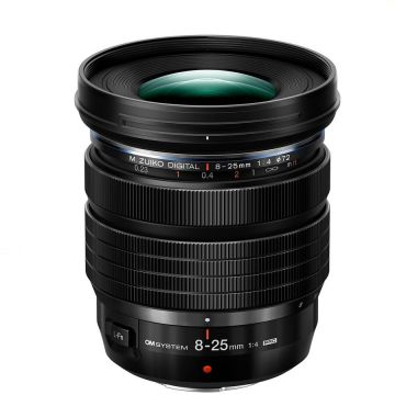 OLYMPUS Obiectiv aparat foto Olympus Om System M Zuiko Digital, ED 8-25mm, F4.0 PRO, Negru