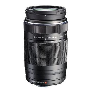 OLYMPUS Obiectiv Olympus M.Zuiko Digital ED 75-300mm F4.8-6.7 black II, MFT, Negru