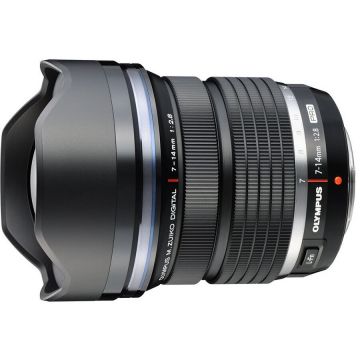 OLYMPUS Obiectiv Olympus Obiectiv M.Zuiko Digital ED 7-14mm F2.8 PRO, MFT, Negru