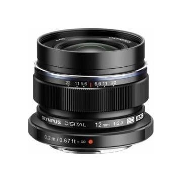 OLYMPUS Olympus M.Zuiko Ed 12/F2 Pen, Negru