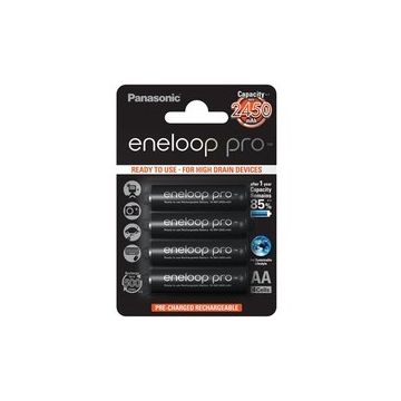 Panasonic Pachet acumulator Panasonic Eneloop 2450mAh AA 4 buc.