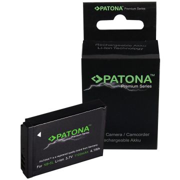 Patona Acumulator /Baterie PATONA Premium pentru Canon NB-5L NB5l PowerShot SX200 SX210 SX220-1208