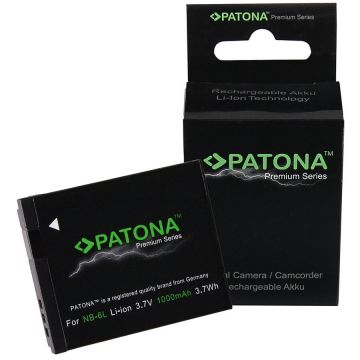 Patona Acumulator /Baterie PATONA Premium pentru Canon NB-6L NB6L PowerShot SX240 SX500 S120- 1209