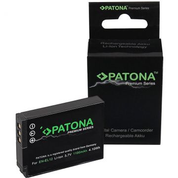 Patona Acumulator /Baterie Patona Premium pentru  f Nikon EN-EL12 CoolPix AW100 AW110 P300 P310 P330