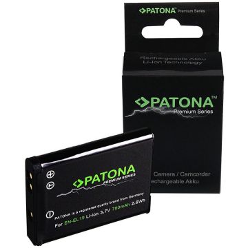 Patona Acumulator /Baterie PATONA Premium pentru Nikon EN-EL19 CoolPix S32 S6400 S3100 S2600- 1214