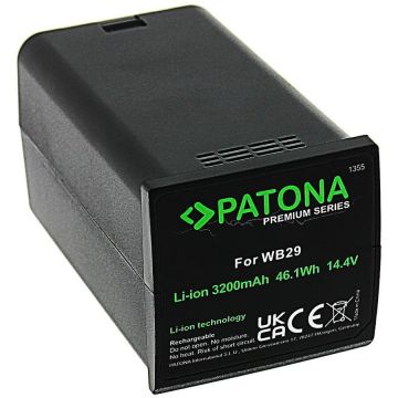 Patona Acumulator Patona 3200mAh replace Godox WB29 pentru Blitz AD200-1355