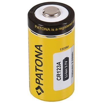 Patona Acumulator PATONA CR123A 16340 Zelle Li-Ion Akku 3.7V 700mAh-1309