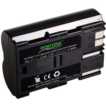 Patona Acumulator Patona Premium BP-511 BP-512 1600mAh compatibil Canon 5D 50D 40D 30D 20D-1210