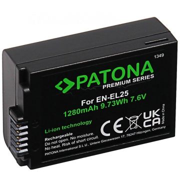 Patona ​Acumulator Patona Premium EN-EL25 1280mAh compatibil Nikon-1349