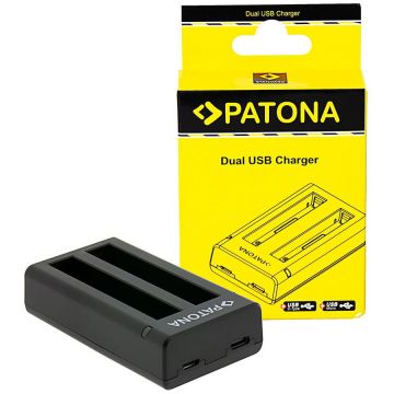 Patona Incarcator dublu PATONA pentru Insta360 X4 CINSBBMA -1423