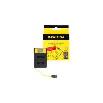 Patona Incarcator USB Smart Dual LCD PATONA Pentru Canon NB-13L PowerShot G5 X G5X G7 X G7 X Mark II G7X G9 X G9X-141671