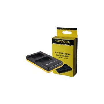 Patona PATONA Dual Quick-Charger pentru  Canon NB-13L PowerShot G5 X G5X G7 X G7 X Mark II G7X G9 X G9X incl. Cablu micro-USB