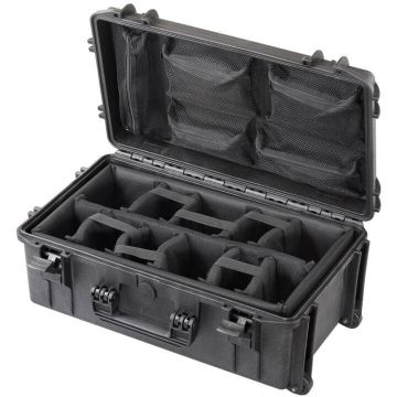 Plastica Panaro Hard case MAX520CAMORGTR cu roti pentru echipamente de studio