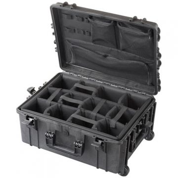 Plastica Panaro Hard case MAX540H245CAMORGTR cu roti pentru echipamente de studio