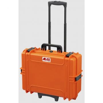 Plastica Panaro Hard Case Panaro MAX505HDSTR cu Roti si Bureti de Densitate Mare Orange