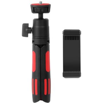 Puluz Trepied telefon PULUZ PU637R Mini VLOG Selfie Stand Tripod for Smartphones