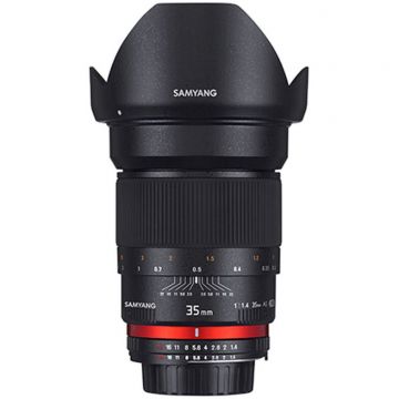 Samyang Obiectiv Samyang 35mm f/1.4 UMC AS lens for Sony, Negru