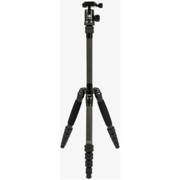 Sirui ​Trepied Carbon 140cm cu Cap Sferic 360 si Coloana Centrala Sirui Ballhead AM-5C
