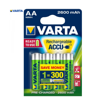 VARTA Pachet acumulator de 4buc. Varta Ready2use NiMh 2600mAh AA