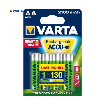 VARTA Pachet baterie Varta NiMh 2100mAh AA  Ready2use 4 bucati