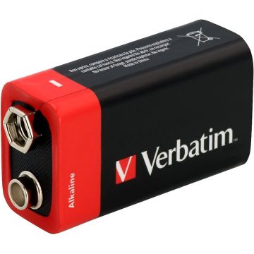 Verbatim BATERIE VERBATIM 9V (9V), alcalina, 1 buc., 49924