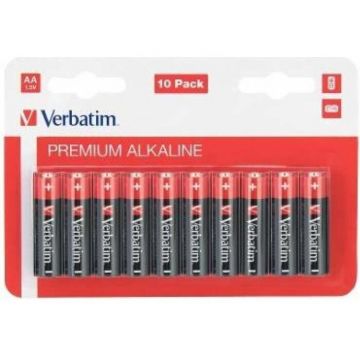 Verbatim BATERIE VERBATIM  AA (R6), 1.5V alcalina, 10 buc., 49875