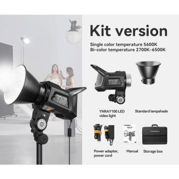 Yongnuo Kit Lampa Video LED COB 120W Smart YONGNUO YNRAY100WKIT 5600k