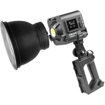 Yongnuo Lampa Video LED Yongnuo LUX100 cu hand grip NP-F si temperatura de culoare 3200K-5600K
