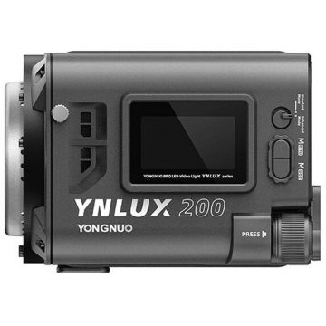 Yongnuo Lampa Video LED Yongnuo LUX200 cu temperatura de culoare 2700K-65​00K