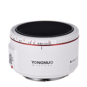 Yongnuo Obiectiv foto Alb Yongnuo YN 50mm f1.8 II pentru Canon EOS