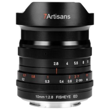 7Artisans Obiectiv manual 7Artisans 10mm F2.8 Fisheye pentru Nikon Z-Mount