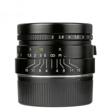 7Artisans Obiectiv Manual 7Artisans 35mm F2.0 Full Frame negru pentru Leica M-mount