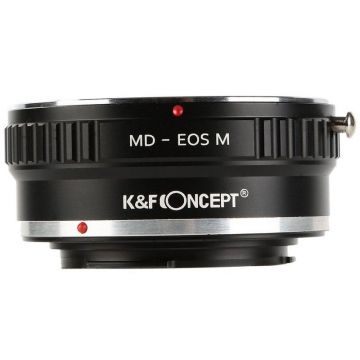 K&F Concept Adaptor montura K&F Concept MD-EOS M de la Minolta MD MC la Canon EOS M-Mount