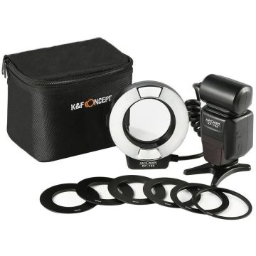 K&F Concept Blitz macro E-TTL Yongnuo YN24EX pentru Canon
