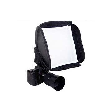 OEM Diffuser mini-softbox pliabil 23x23cm pentru blitz-uri pe patina cu prindere velcro