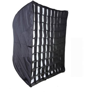 OEM Softbox 70x70cm cu deschidere tip umbrela grid honeycomb si montura Bowens
